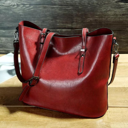 Harper | Vintage Faux Leather Shoulder Bag