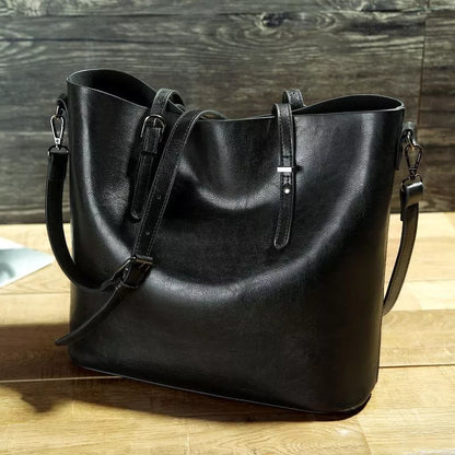 Harper | Vintage Faux Leather Shoulder Bag